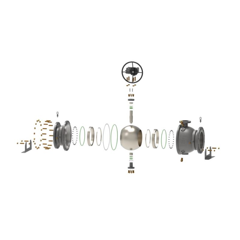 Valvola a sfera Trunnion